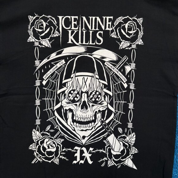 Ice Nine Kills IX Welcome to Horrorwood Metalcore Band Tee L - Picture 2 of 4